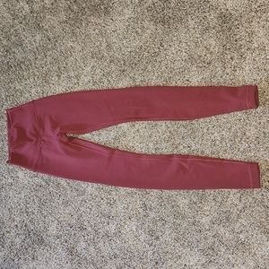 Vintage Rose Lululemon Wunder Train leggings